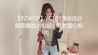 【YZWCD】YC189美妆店抄底弯腰的小姐姐！红色爱心粉内！