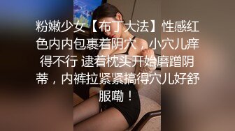 粉嫩少女【布丁大法】性感红色内内包裹着阴穴，小穴儿痒得不行 逮着枕头开始磨蹭阴蒂，内裤拉紧紧搞得穴儿好舒服嘞！