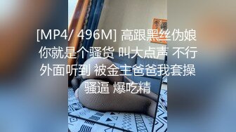 [MP4/ 496M] 高跟黑丝伪娘 你就是个骚货 叫大点声 不行外面听到 被金主爸爸我套操骚逼 爆吃精