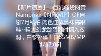 【新片速遞】 ⭐巨乳骚货网黄Namprikk【NPXVIP】OF自慰7月私拍 肉色连体丝袜高跟鞋~粗大幻龙跳蛋同时插入双洞，白浆外溢！[365MB/MP4/17:05]